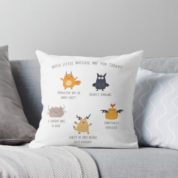 Item preview, Which Little Nutcase Are You Today Funny Monster Chart designed and sold by JossDesign15.