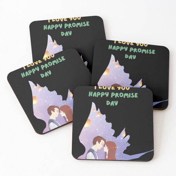 Item preview, Romantic Aesthetic Couple Happy Promise Day Art. designed and sold by PhantomArtStore.