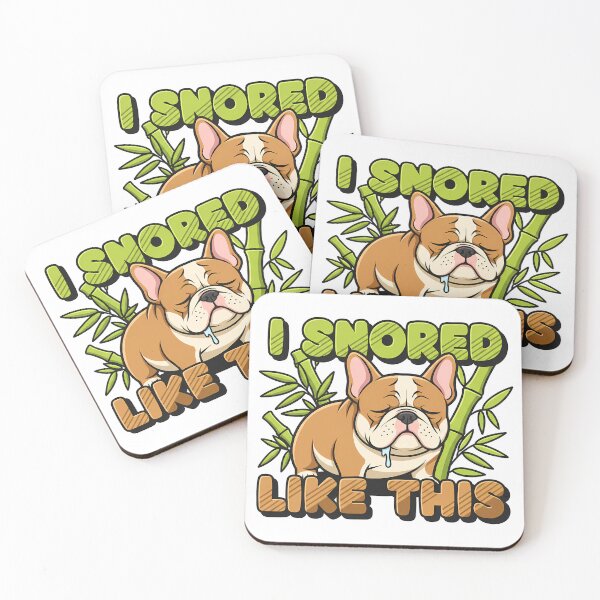 Item preview, French Bulldog I Snored Like This Bamboo Art Design designed and sold by Tong4130.