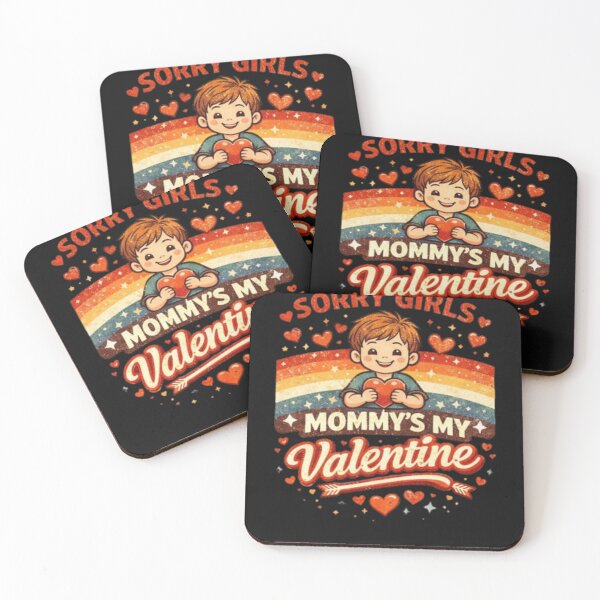 Item preview, Mommy’s My Valentine – Retro Valentine Mom and Son Design designed and sold by Deenx35.