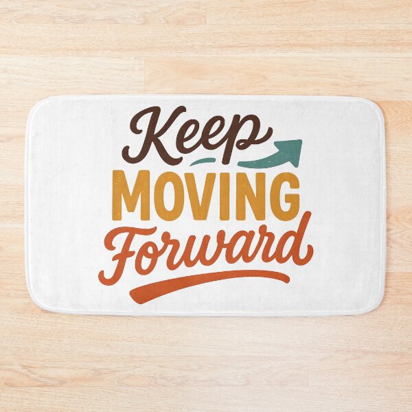 Item preview, Keep Moving Forward - Motivational Retro Style Typography. designed and sold by The-T-In-Retro.
