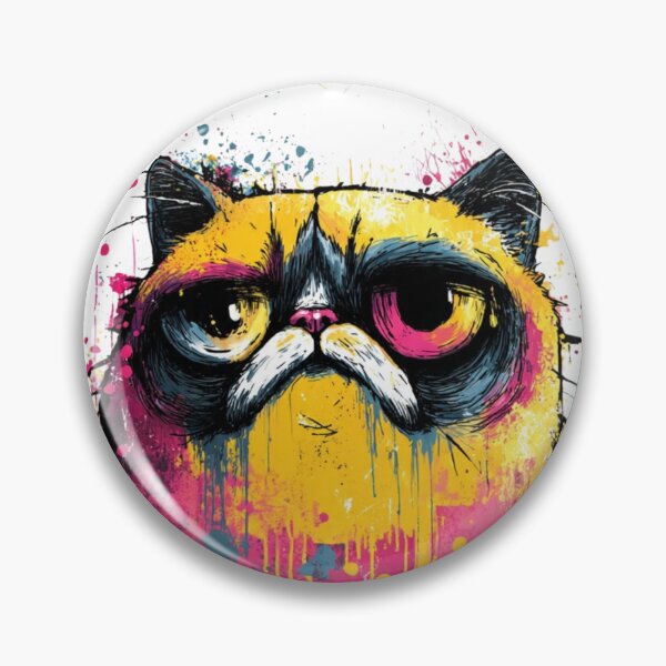 Item preview, Graffiti-style t-shirt artwork of a tired chubby cat designed and sold by SoakDeArro.