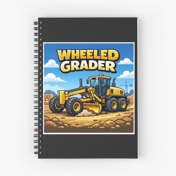 Item preview, Construction Vehicles - Wheeled Grader Vintage Retro Design designed and sold by VintageImageInc.