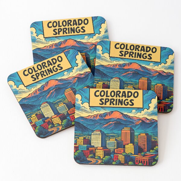 Item preview, Colorado Springs, city | Comics stylCartoone -  designed and sold by ComicsFactory.