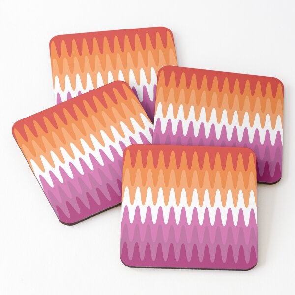 Item preview, Wave lesbian pride flag designed and sold by Pastel-Ricky.