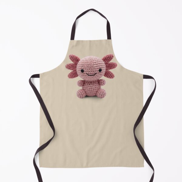 Item preview, Cute Pink Crochet Axolotl Amigurumi Stuffie designed and sold by TackyTime.