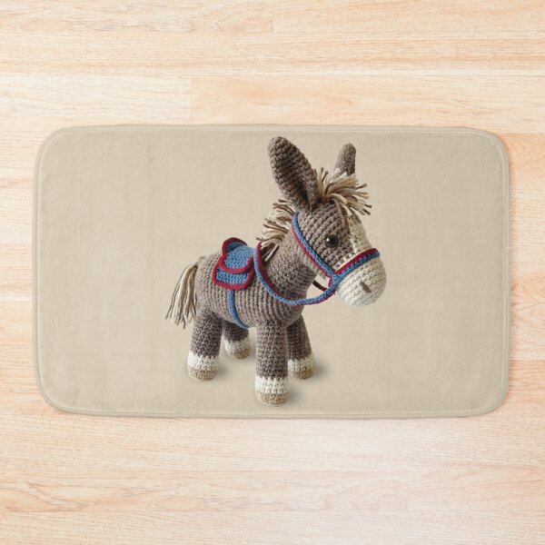 Item preview, Cute Crochet Mule Amigurumi Stuffie designed and sold by TackyTime.