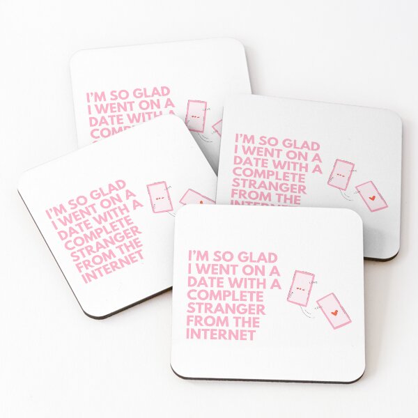 Item preview, I’m So Glad I Went on a Date with a Stranger Internet Love designed and sold by Sketchbook Studio by Aqsaa.
