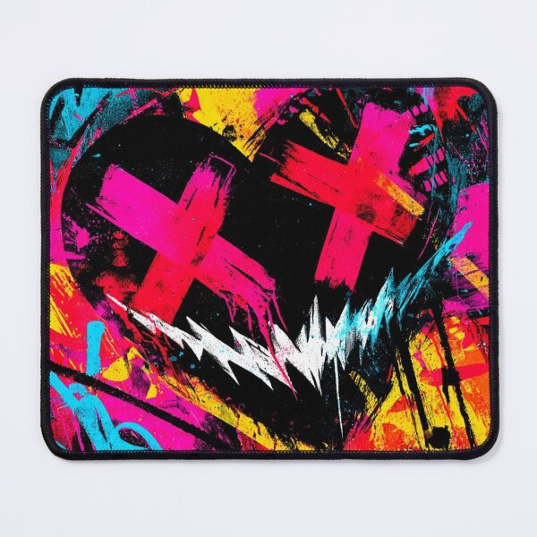 Item preview, GraffitX Pop Chaos Oracle – Abstract Street Surreal Portrait Art designed and sold by Blackcanvas444.