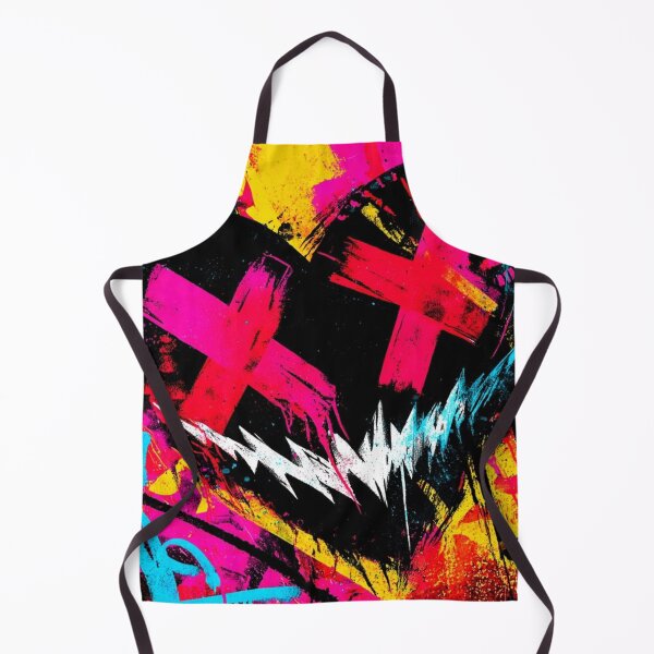 Item preview, GraffitX Pop Chaos Oracle – Abstract Street Surreal Portrait Art designed and sold by Blackcanvas444.