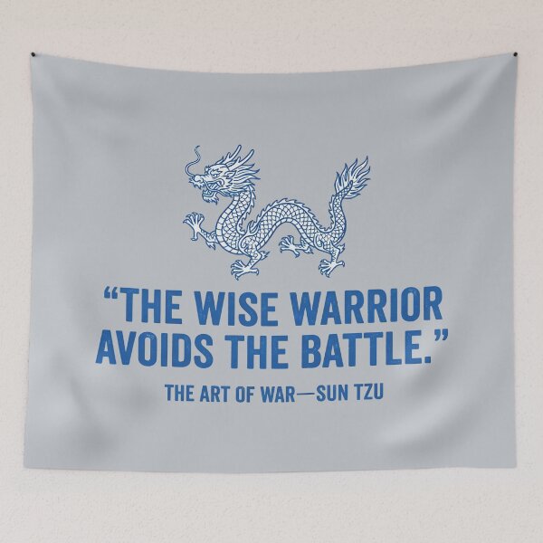 Item preview, Sun Tzu The Wise Warrior Avoids The Battle  designed and sold by HowToCanadian.