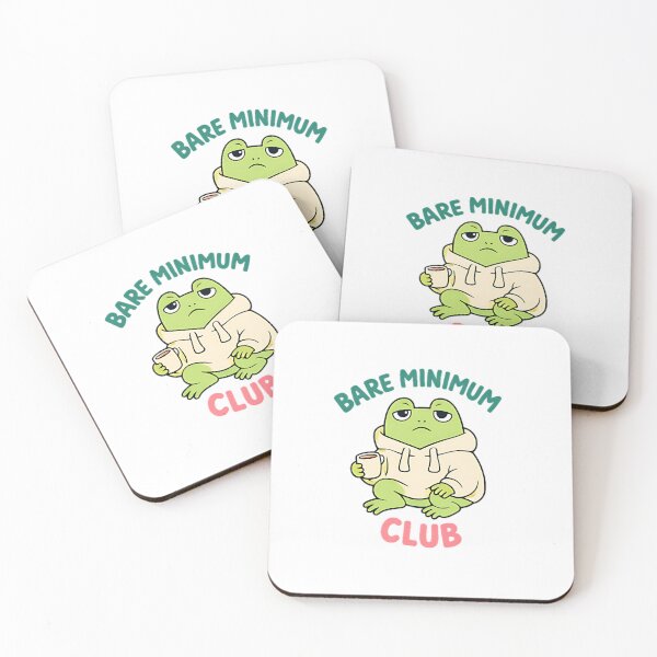 Item preview, Bare Minimum Club – Minimalist Funny Slogan designed and sold by TJprint.