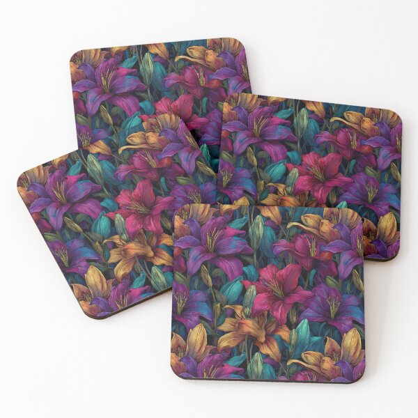 Item preview, Fragrant Lilies Print - Flower Floral Pattern  - Anniversary Gifts For Him designed and sold by RoyalStarsPatts.