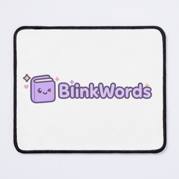 Item preview, Blink Words Logo — Kawaii Book Purple Pastel T-Shirt designed and sold by OrikuStudio.