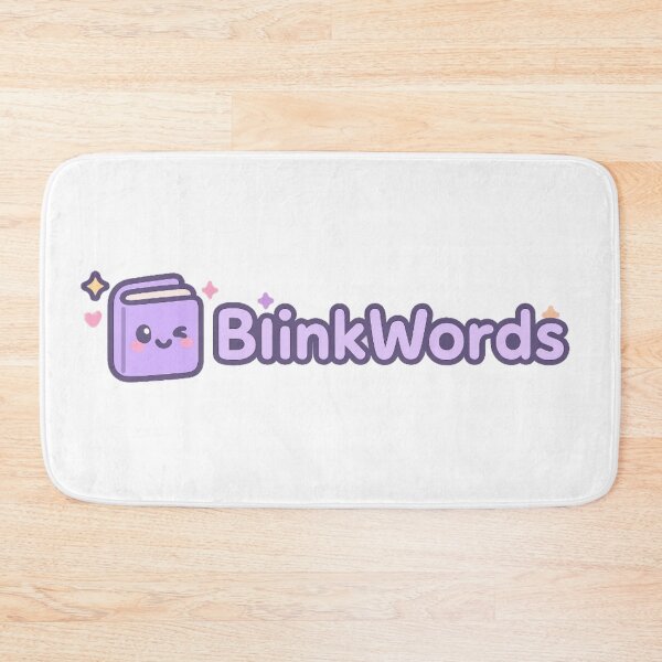 Item preview, Blink Words Logo — Kawaii Book Purple Pastel T-Shirt designed and sold by OrikuStudio.
