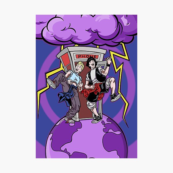 Bill and Ted Photographic Print