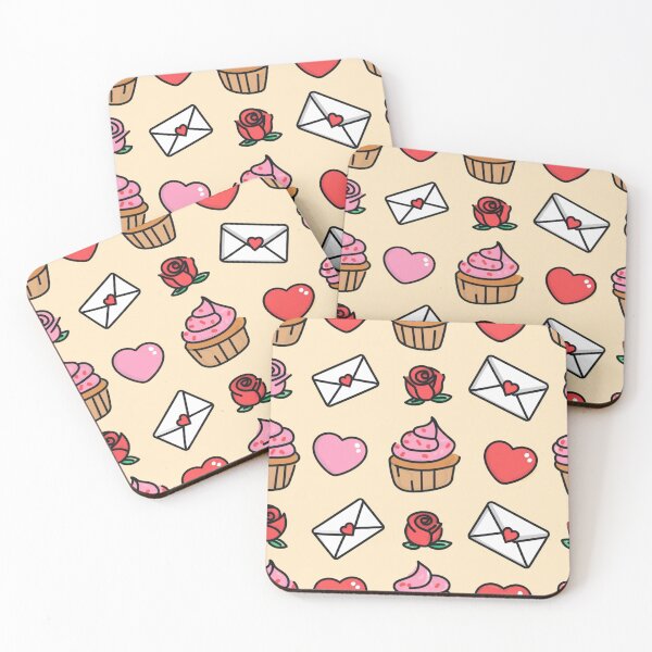 Item preview, Cute Cupcakes and Hearts  designed and sold by Mary Spencer.