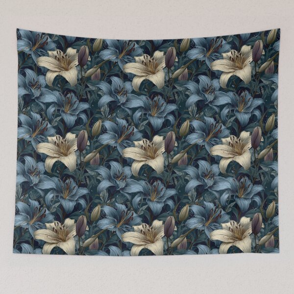 Item preview, Minimalistic Lilies Texture - Flower Floral Pattern  - Anniversary Gifts For Mom designed and sold by RoyalStarsPatts.