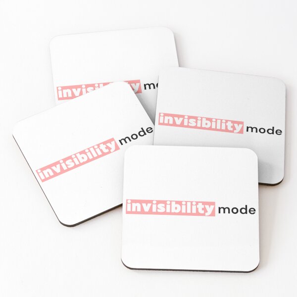 Item preview, Invisibility Mode — Introvert Gaming Pastel Typography designed and sold by OrikuStudio.