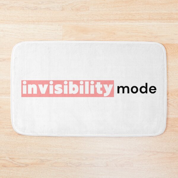 Item preview, Invisibility Mode — Introvert Gaming Pastel Typography designed and sold by OrikuStudio.