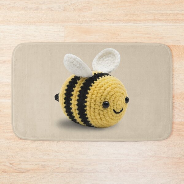 Item preview, Cute Yellow Crochet Bee Amigurumi Stuffie designed and sold by TackyTime.