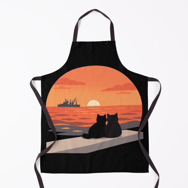 Item preview, Sunset Cats – Valentine’s Dockside Romance designed and sold by Dogandesighn.