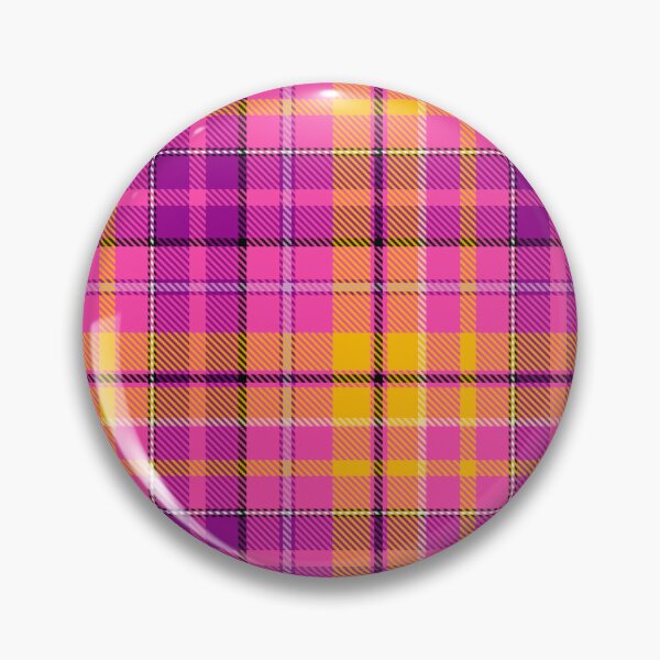 Item preview, Yellow and Purple Tartan Plaid On Pink Background  designed and sold by PatternTitan.