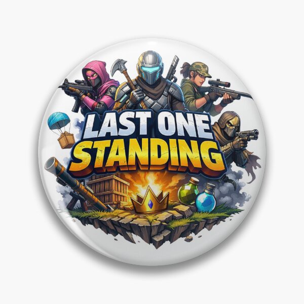 Item preview, Last One Standing – Fortnite Inspired Battle Royale Gamer T-Shirt Design designed and sold by Graphic Therapist.