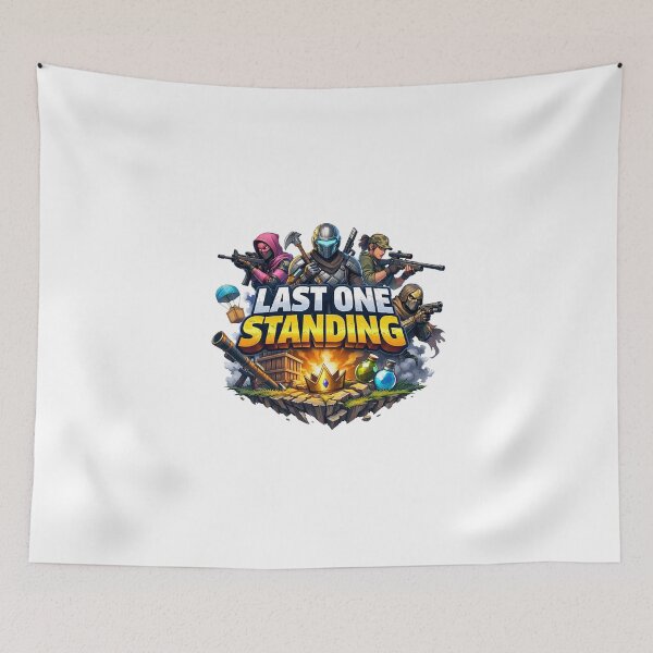 Item preview, Last One Standing – Fortnite Inspired Battle Royale Gamer T-Shirt Design designed and sold by Graphic Therapist.