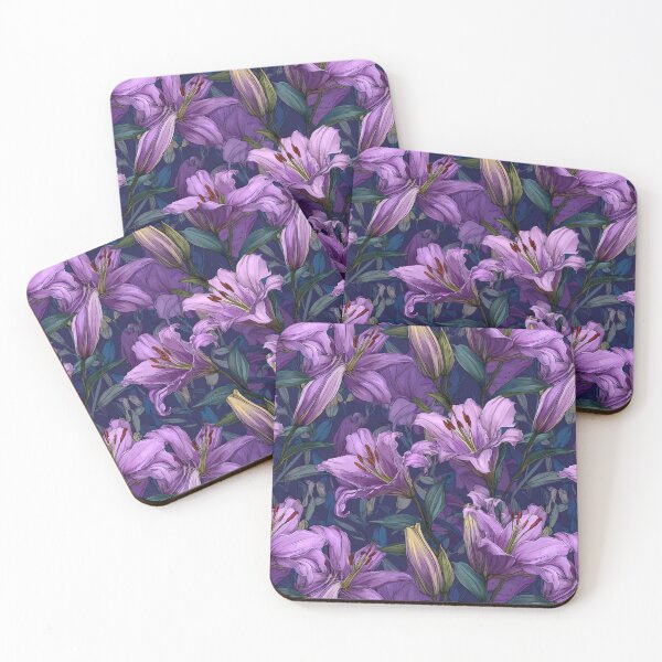 Item preview, Exotic Lilies Floral  - Birthday Flower Pattern  - Baptism Gifts designed and sold by RoyalStarsPatts.