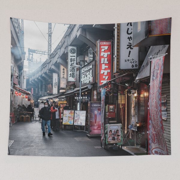 Item preview, Ameya-Yokocho Street Market Under the Railway, Ueno, Tokyo designed and sold by Pix4Japan.