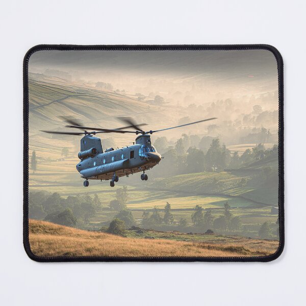 Item preview, Low-Flying Chinook in Golden Light designed and sold by Skyframe Aviation.