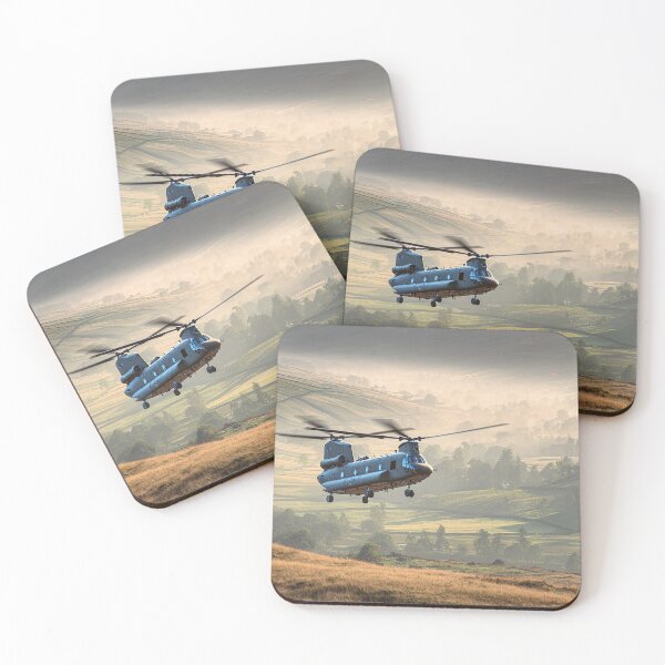 Item preview, Low-Flying Chinook in Golden Light designed and sold by Skyframe Aviation.