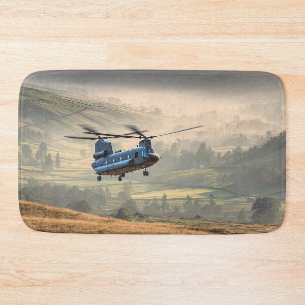 Item preview, Low-Flying Chinook in Golden Light designed and sold by Skyframe Aviation.