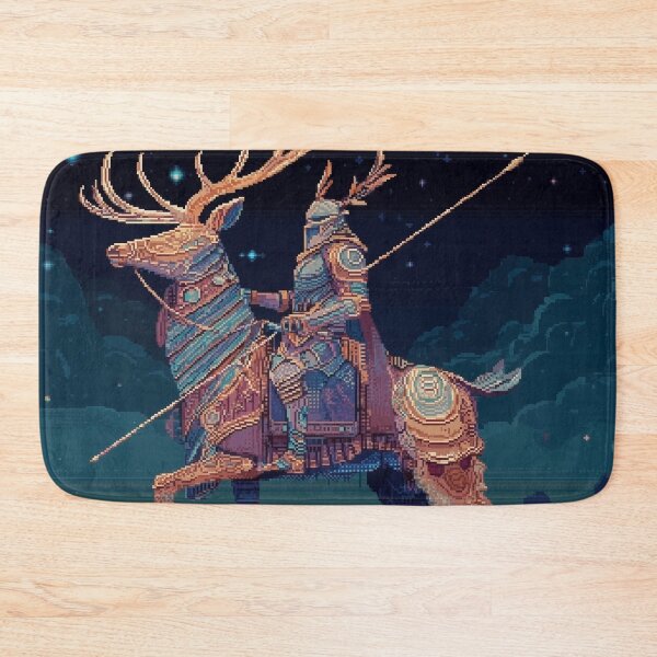 Item preview, Deer Knight Pixel Art designed and sold by Kaos-Bit.