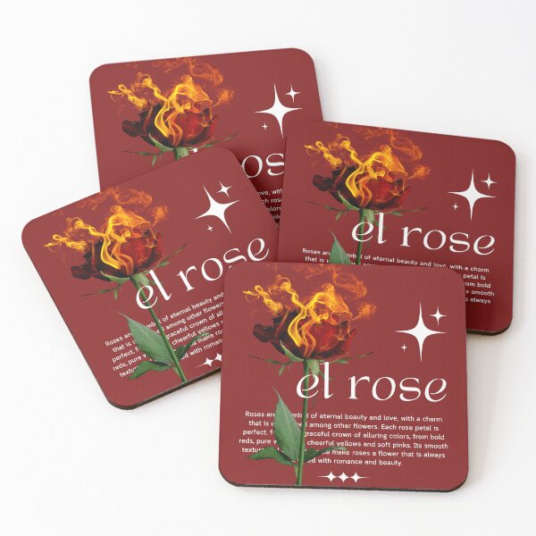 Item preview, El Rose – Flaming Passion Rose Art designed and sold by craftedapex.