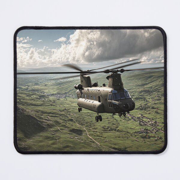 Item preview, Chinook Power Over Rolling Hills designed and sold by Skyframe Aviation.