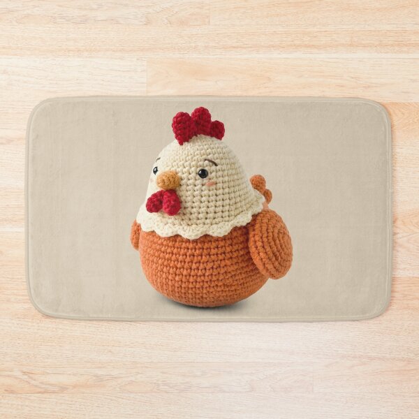 Item preview, Cute Crochet Chicken Amigurumi Stuffie designed and sold by TackyTime.