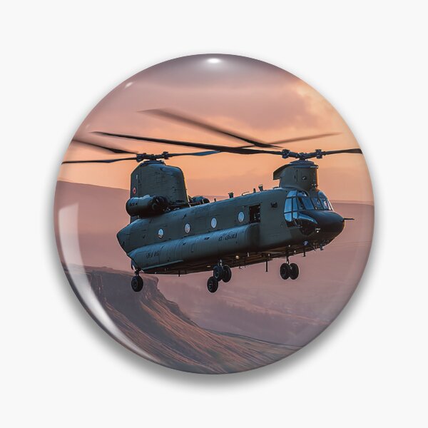 Item preview, Twin Rotors in the Morning Glow designed and sold by Skyframe Aviation.