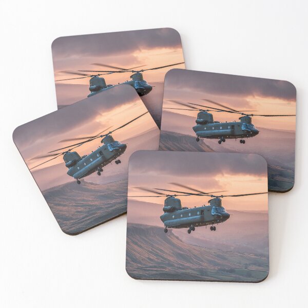 Item preview, Twin Rotors in the Morning Glow designed and sold by Skyframe Aviation.
