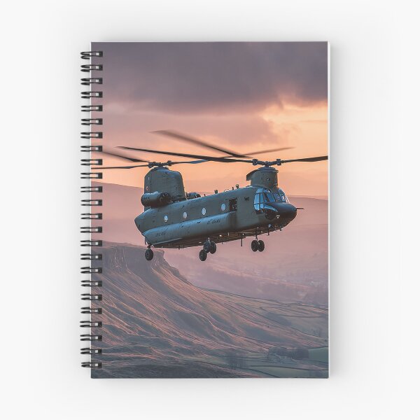 Item preview, Twin Rotors in the Morning Glow designed and sold by Skyframe Aviation.