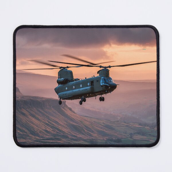 Item preview, Twin Rotors in the Morning Glow designed and sold by Skyframe Aviation.
