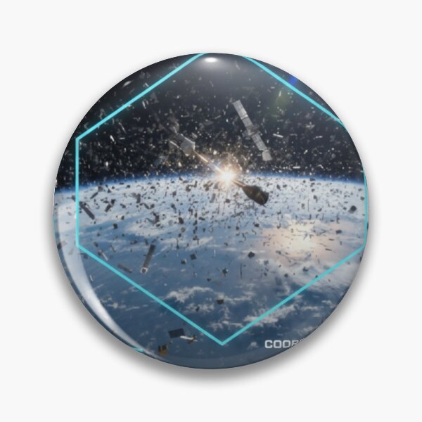 Item preview, Orbital Chaos Kessler Syndrome Space Debris HUD designed and sold by Alta-store.