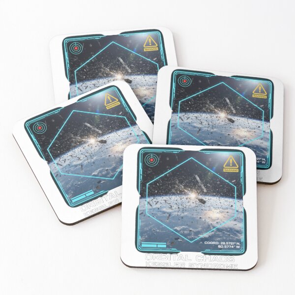 Item preview, Orbital Chaos Kessler Syndrome Space Debris HUD designed and sold by Alta-store.