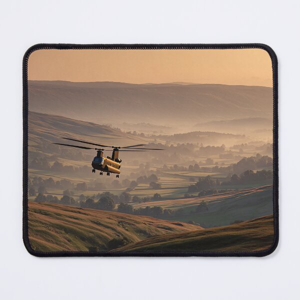 Item preview, Sunrise Flight Over Heather Fields designed and sold by Skyframe Aviation.