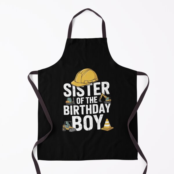 Item preview, Sister of birthday boy matching family construction party designed and sold by angolinnArt.