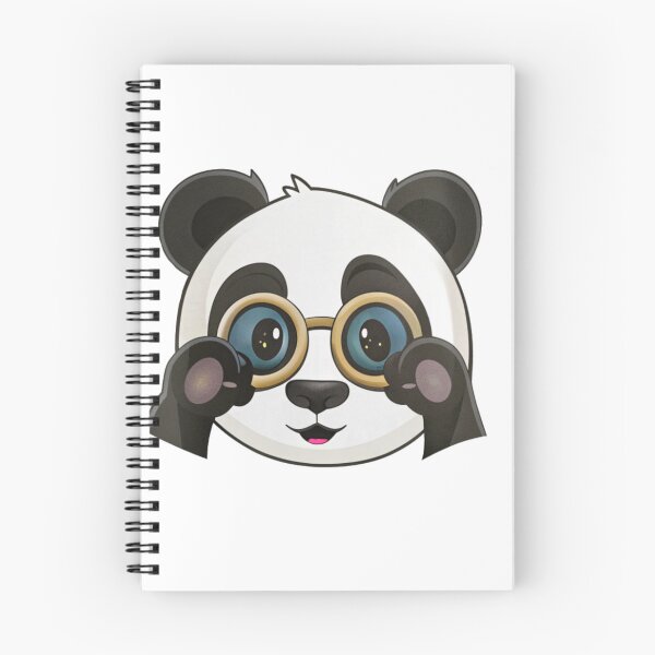 Item preview, Cute Panda Wearing Glasses – Adorable Kawaii Panda Face Illustration designed and sold by A1MarketDesigne.
