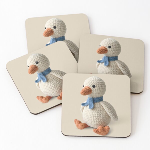 Item preview, Cute Crochet Goose Amigurumi Stuffie designed and sold by TackyTime.
