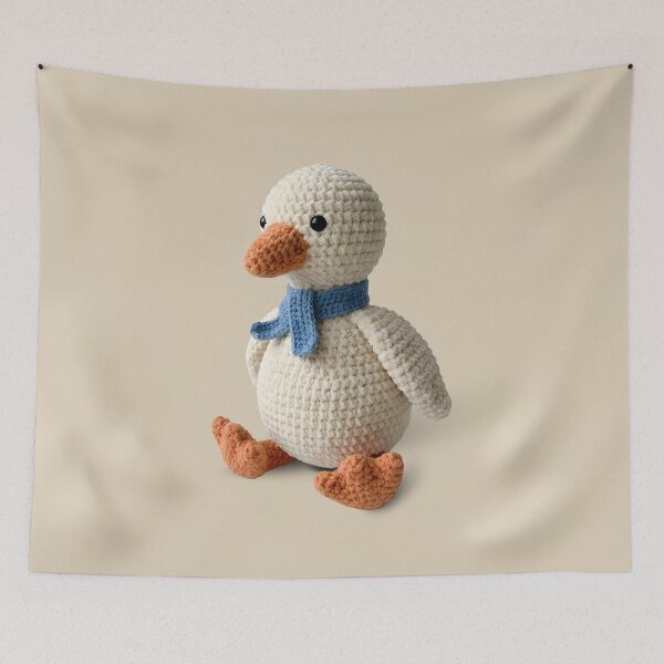 Item preview, Cute Crochet Goose Amigurumi Stuffie designed and sold by TackyTime.