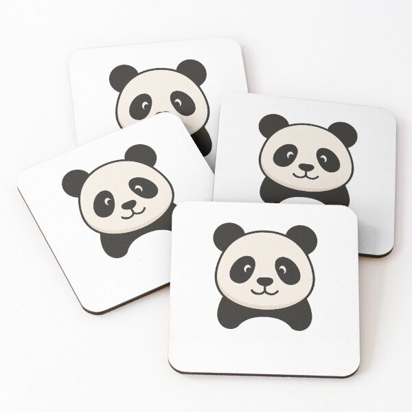 Item preview, Minimal Cute Panda Face – Simple Kawaii Panda Icon designed and sold by A1MarketDesigne.